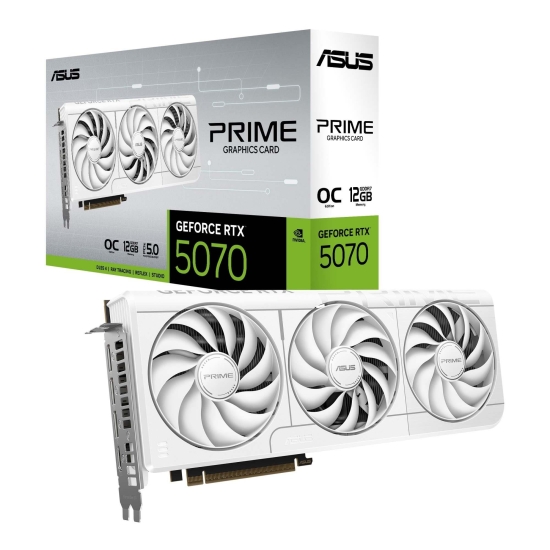 Asus GeForce RTX 5070 PRIME 12GB OC GDDR7 WHITE