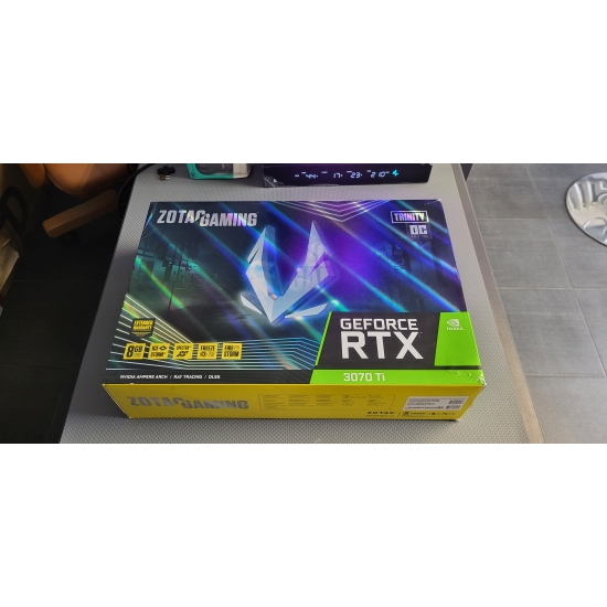Używana, sprawna karta graficzna ZOTAC Geforce RTX 3070 Ti 8GB GDDR6 Trinity OC
